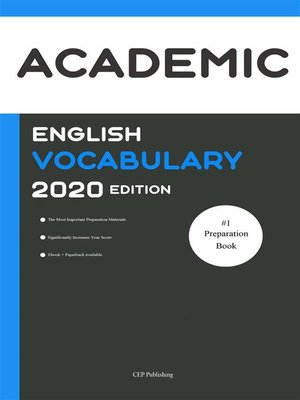 cover image of Academic English Vocabulary 2020 Edition